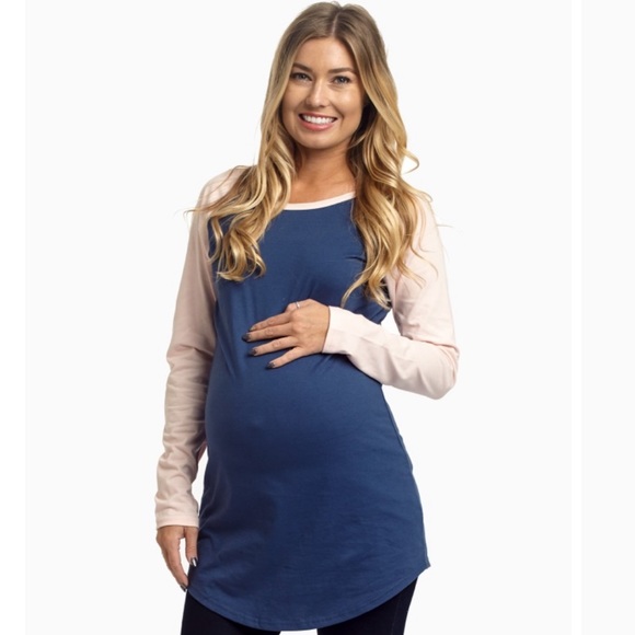 Pinkblush Tops - Pinkblush Baseball Maternity Top Pinkblush Tops - Pinkblush Baseball Maternity Top